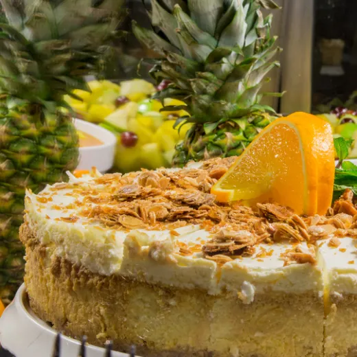 Kuchen mit Früchten