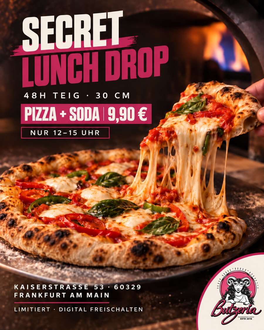 Secret Lunch Drop bei Butzeria by Dicke Butz